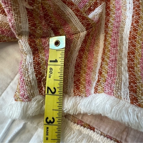 2/$30 THML boho fringe striped tulum shorts. SZ M - Picture 12 of 16